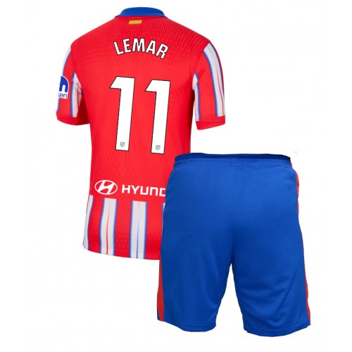 Atletico Madrid Thomas Lemar #11 Domaci Dres za djecu 2024-25 Kratak Rukav (+ Kratke hlače)